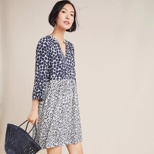 NWT Anthropologie Maeve Maeve Juno Printed Dress Size Small